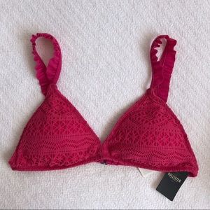 NWT Lace Hollister Bikini Top